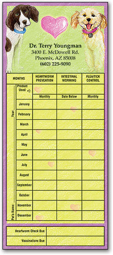 Two Puppies Health Care Checklist