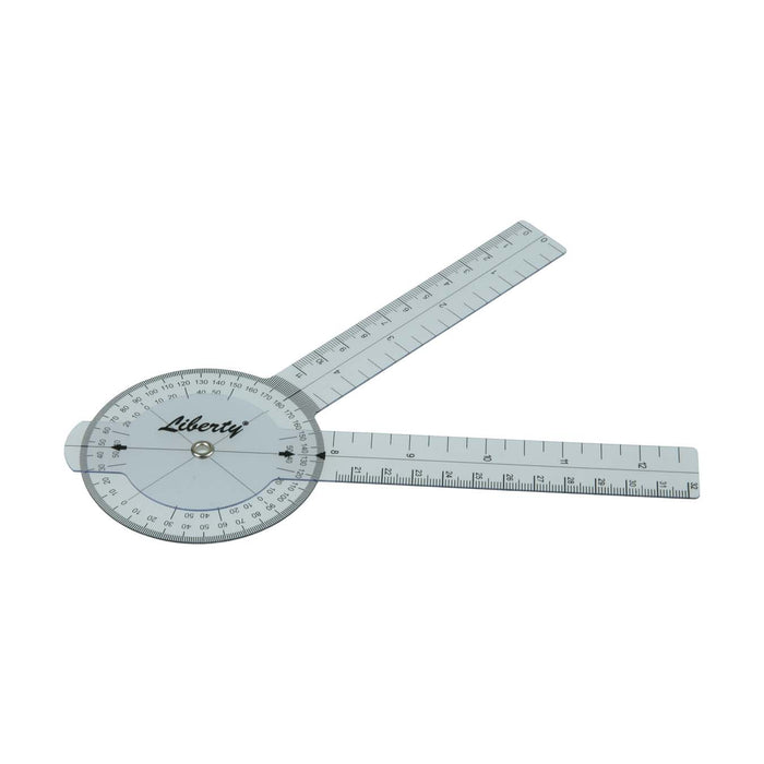 Liberty Plastic Goniometer 360DEG 6.6” 16.5CM