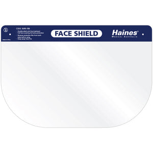 Haines Single Use Face Shields