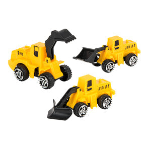 2" Pullback Construction Digger Trucks (12pk)