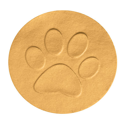 Gold Foil Embossed Paw Print Envelope Seal