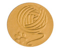 Gold Foil Embossed Yarn Envelope Seal
