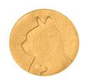 Gold Foil Embossed Cat Envelope Seal