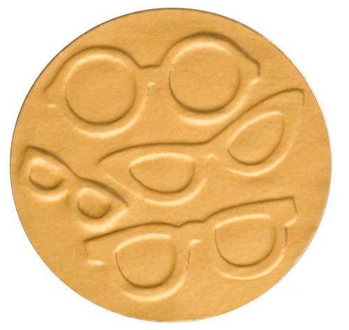 Gold Foil Glasses Envelope Seal