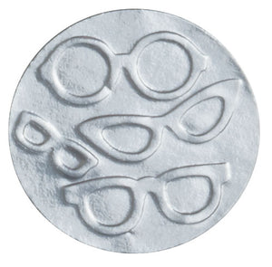 Silver Foil Glasses Envelope Seal