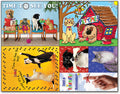 Vet Assortment #12 4-up Laser Card
