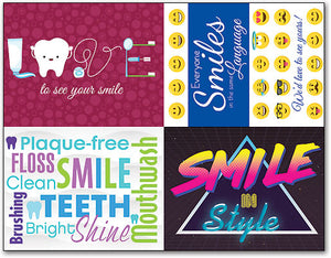 Trendy Smiles Laser Card Assortment