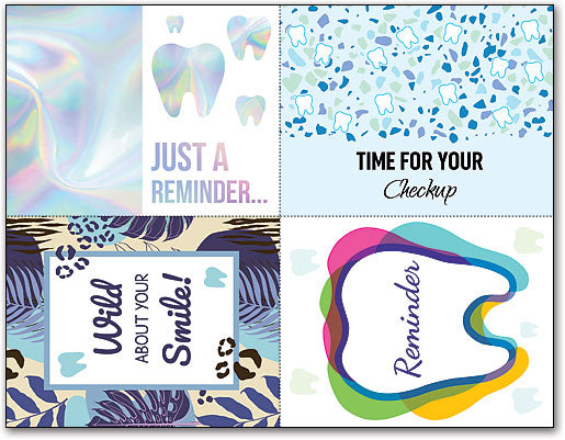 Trendy Reminder 4-up Laser Card Assortment