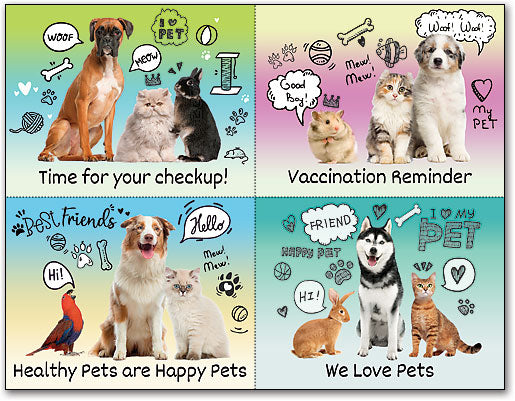 All Pet Pals 4-up Laser Card