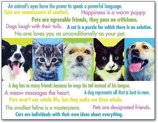 Pet Quotes Laser Card