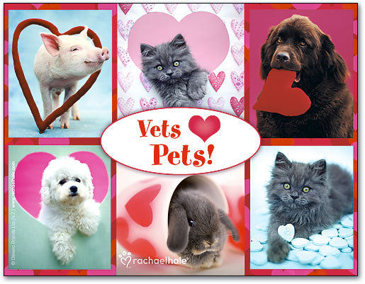 Pets and Hearts Laser Card