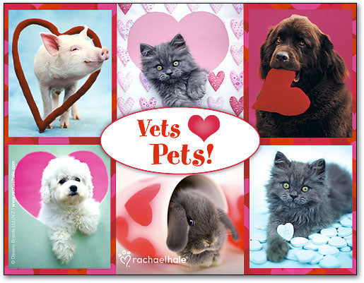 Pets and Hearts Laser Card
