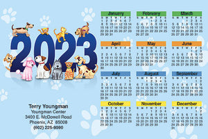 Playful Dogs & Cats ReStix™ Sticker Calendar