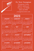 One-Colour Custom Calendar Magnet