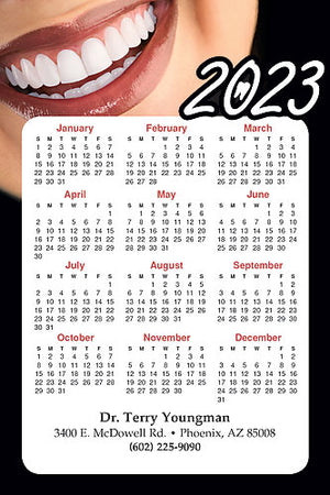 Big Bold Smile Calendar Magnet