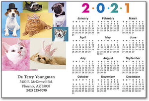 Pets Formal Accessories Calendar Magnet
