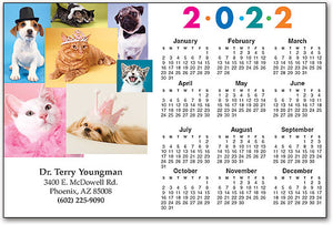 Pets Formal Accessories Postcard Calendar