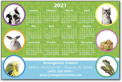 Good Friends In All Sizes Calendar Magnet