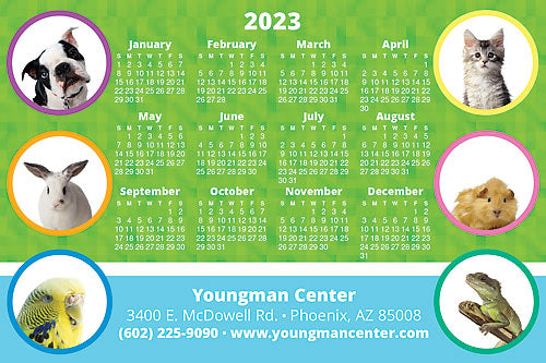 Good Friends In All Sizes Calendar Magnet