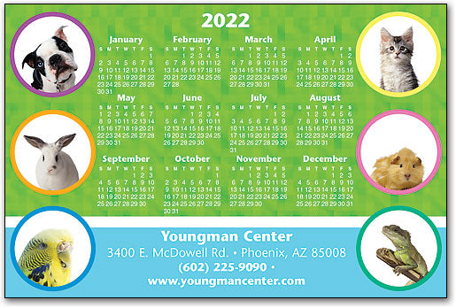 Good Friends In All Sizes Calendar Magnet