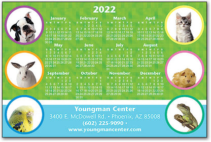 Good Friends In All Sizes Calendar Magnet