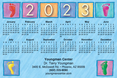 Four Feet ReStix Sticker Calendar