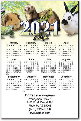 Ready for Our Close Up Calendar Magnet