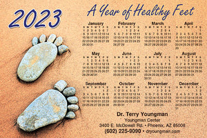Stoney Feet Customisable Calendar Magnet