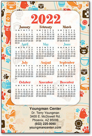 Everything Pets Calendar Magnet