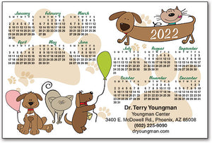Party Time Is Here Calendar Magnet