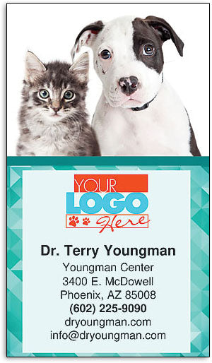 Delightful Duo Business Card Magnet