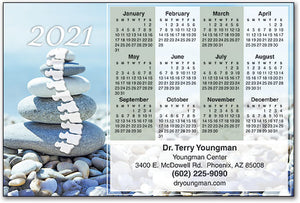 Chiropractic Calm customisable Calendar Magnet