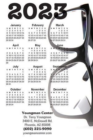 Retro Specs Customisable Postcard Calendar