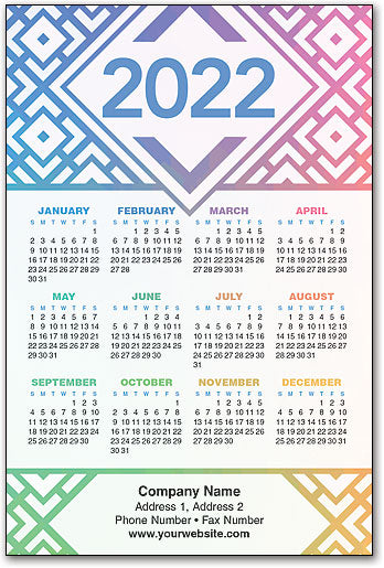 Maze of Prosperity Calendar Magnet