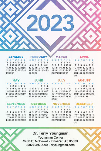 Maze of Prosperity Calendar Magnet