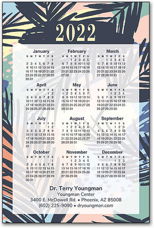 Palm Paradise Calendar Magnet