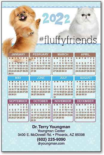 So Fluffy Postcard Calendar
