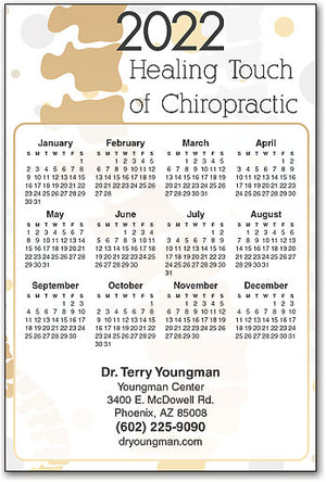 Healed Spine Calendar Magnet