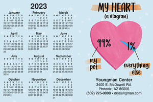 Heart for Pets ReStix Calendar