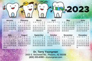 Seasons of Teeth customisable Postcard Calendar