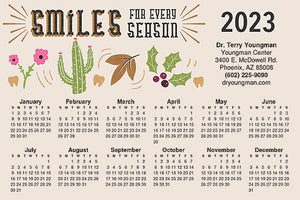 Letterpress Smile ReStix Calendar