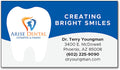 Colour Wave Business Card Magnet