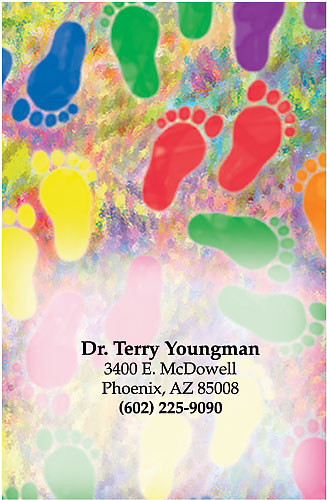 Rainbow Feet Magnet