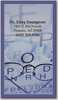 Purple Eye Chart Magnet