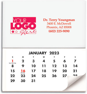 One-colour Tear-off Calendar Magnet