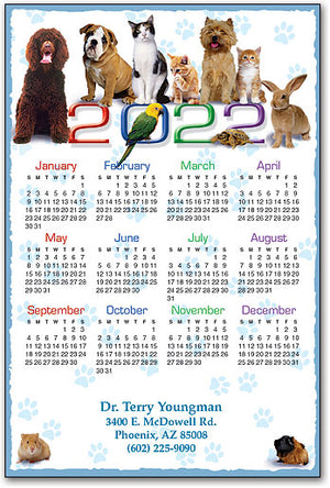 Animal Friends ReStix™ Sticker Calendar