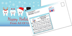 Holiday Teeth Calendar Magnet Mailer