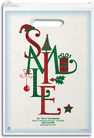 Smile Christmas Paper Supply Bags