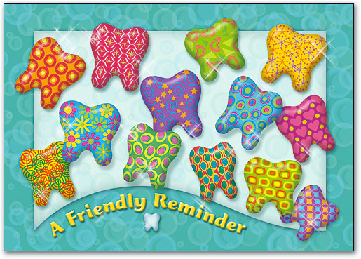Bright Teeth Postcard