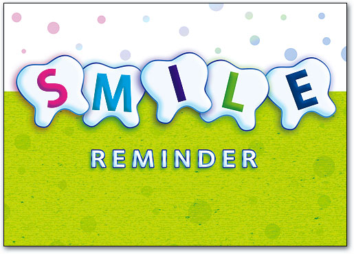 Teeth and Polka Dots Postcard